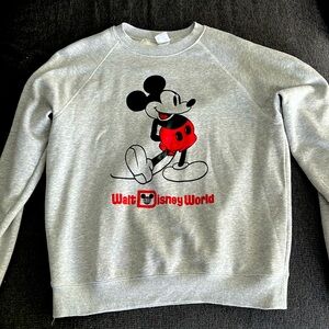 DISNEY PARKS Walt Disney World Pullover Crewneck Sweatshirt WDW